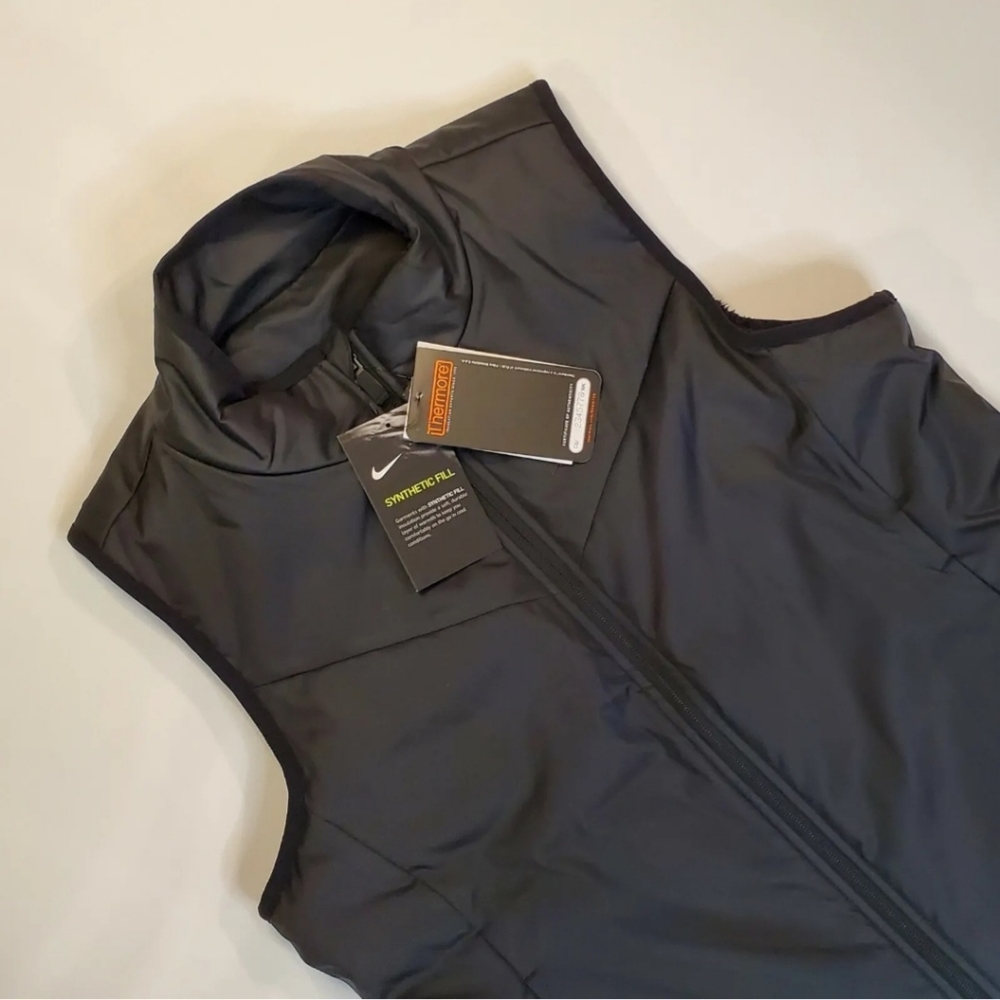 Nike Womens Synthetic Fill Reversible Faux Fur Golf Vest Size M